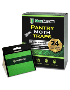 Trampas para Polillas de Despensa MaxGuard - 24 Unidades con Feromonas