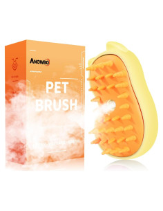 Cepillo Deshedding Autolimpiante Anowbo 3 en 1 para Gatos y Perros