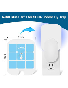 48 Recargas Adhesivas Trampas Moscas Lousye R-1 2
