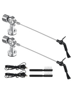 Set de Limpieza de Discos de Vinilo Tellegloww - 2 Juegos con Cepillo Antiestático de Fibra de Carbono