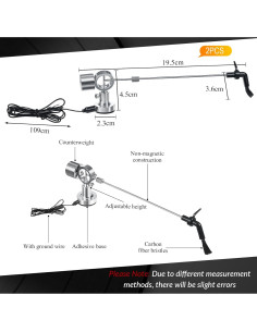 Set de Limpieza de Discos de Vinilo Tellegloww - 2 Juegos con Cepillo Antiestático de Fibra de Carbono 2
