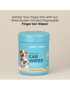 Toallitas Limpiadoras de Oídos Uproot Clean para Mascotas 50ct 2
