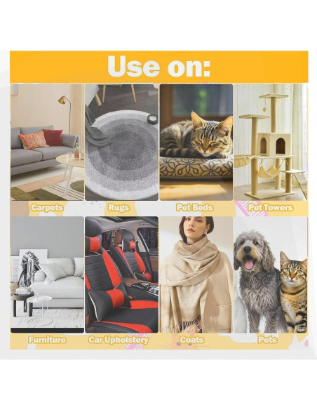 Guantes de Aseo Electroestáticos CZMYCBG para Mascotas - Negro