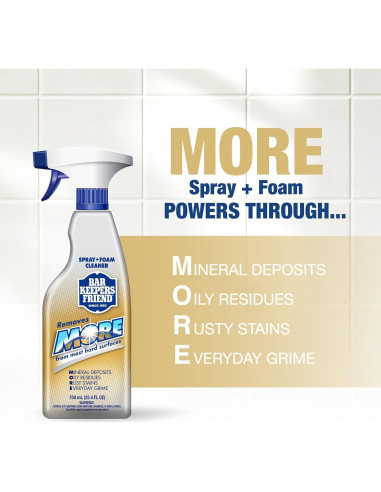 Limpiador Multiusos Bar Keepers Friend 2x26 oz Spray y Espuma