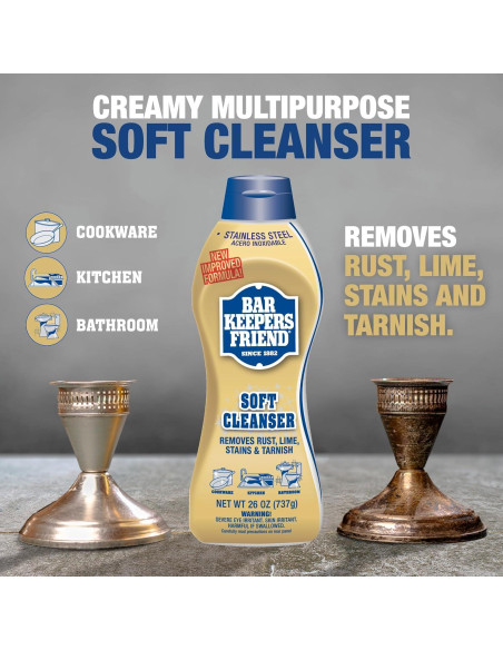 Limpiador Multiusos Bar Keepers Friend 2x26 oz Spray y Espuma