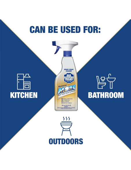 Limpiador Multiusos Bar Keepers Friend 2x26 oz Spray y Espuma
