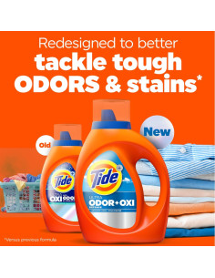 Detergente Líquido Tide Ultra OXI 3.91 L - Combate Olores y Manchas 2
