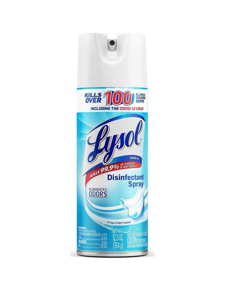 Spray Desinfectante Lysol Lino Fresco 354ml Pack 12