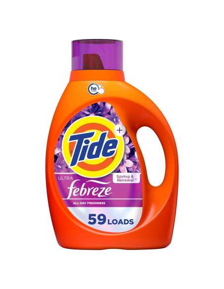 Detergente Líquido Tide Plus Freshness Febreze 2.48L HE