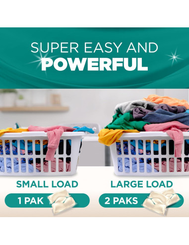 Detergente de Ropa ARM & HAMMER 44 Paks Concentrado Libre de Fragancias