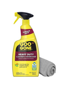 Goo Gone Limpiador y Desengrasante en Spray 946 ml + Paño Microfibra