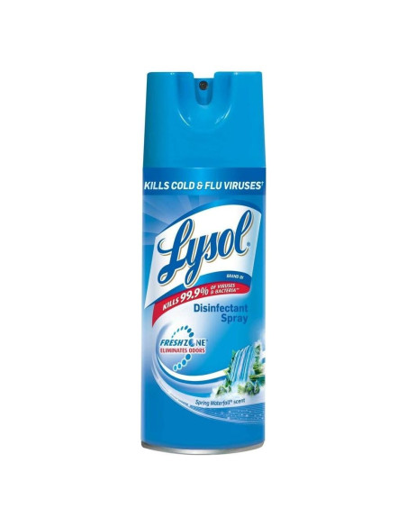Lysol Spray Desinfectante 354 g Cascada Primaveral Paquete 24