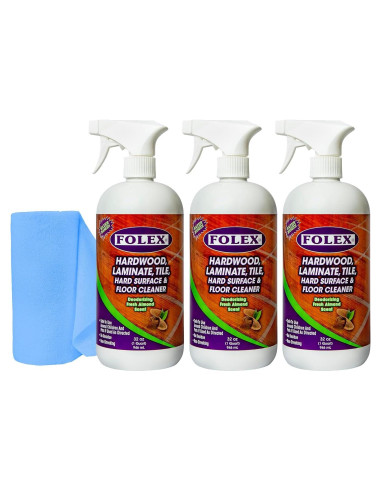 Limpiador de Suelos FOLEX 946 ml - Paquete de 3, Aroma Almendra