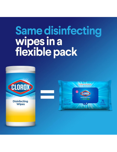 Paquete de limpieza Clorox Mist 473 ml y toallitas desinfectantes