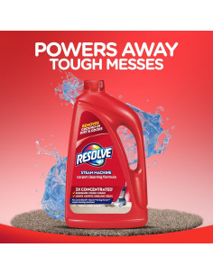 Limpiador de Alfombras Resolve 1.77 L 2X Concentrado - Seguro para Bissell, Hoover, Rug Doctor 2