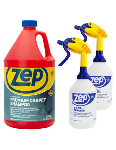 Champú Concentrado para Alfombras Zep - 2 Pulverizadores 1 Galón