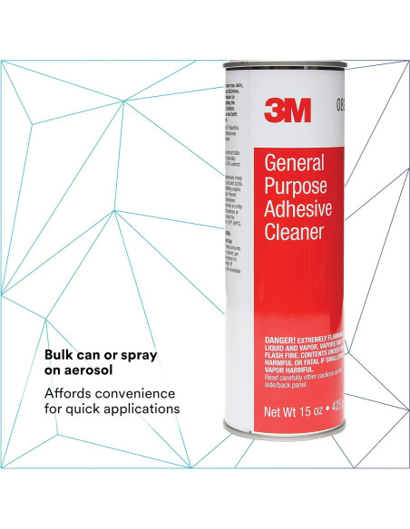 Limpiador de Adhesivo 3M 443.6 ml - Suave con Pintura y Tela