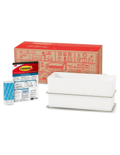 Organizador de Pared Command para Baño con Tiras Resistentes al Agua