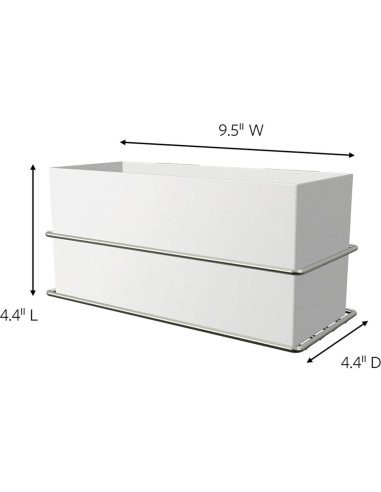 Organizador de Pared Command para Baño con Tiras Resistentes al Agua