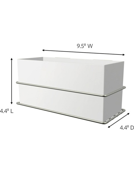 Organizador de Pared Command para Baño con Tiras Resistentes al Agua