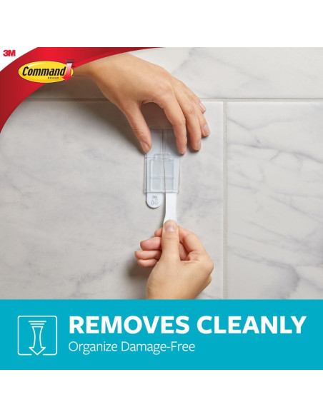 Organizador de Pared Command para Baño con Tiras Resistentes al Agua
