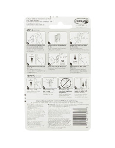 Clip de Primavera Command Mediano 4-Pack 18.75g Soporte Cocina 2