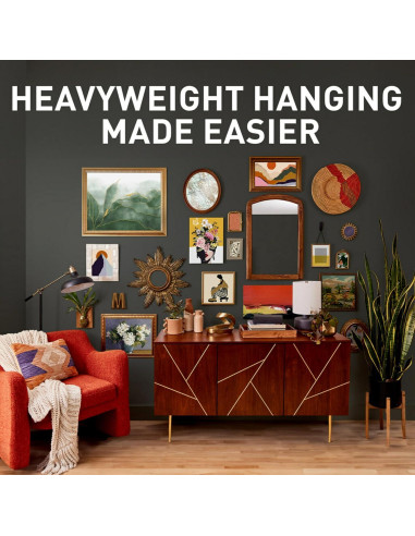 Kit Colgadores Imágenes 3M CLAW y Tiras Command, 20.4 kg