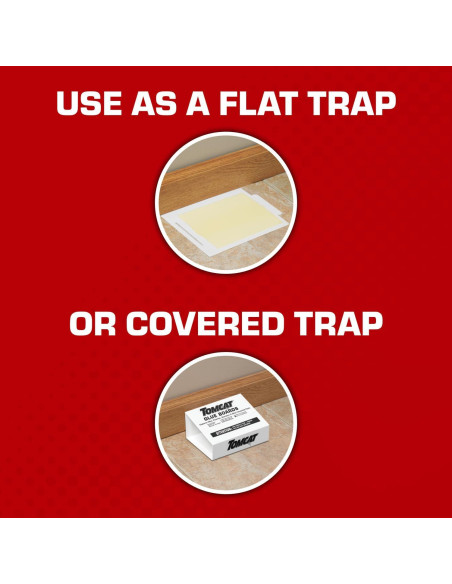 Tableros de Pegamento Tomcat para Ratones y Cucarachas - 4 Unidades