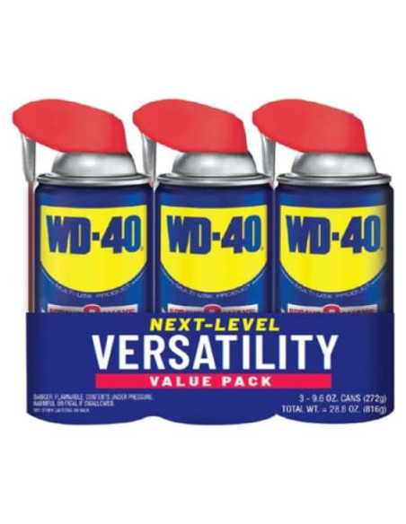 Producto Multiuso WD-40 con Popote Inteligente 272 g - Paquete de 3