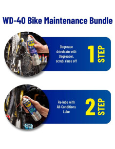 Lubricante y Limpiador para Cadenas de Bicicleta WD-40 650ml 2