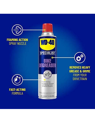Lubricante y Limpiador para Cadenas de Bicicleta WD-40 650ml