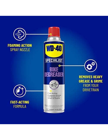 Lubricante y Limpiador para Cadenas de Bicicleta WD-40 650ml