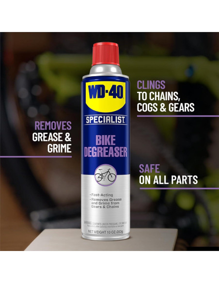 Desengrasante Espumoso para Bicicletas WD-40 Bike 283 g