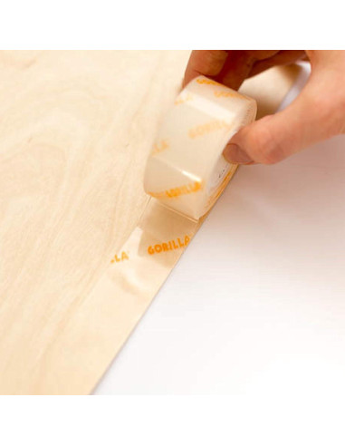 Cinta de Montaje Doble Cara Gorilla 1.27 cm x 152.4 cm Resistente