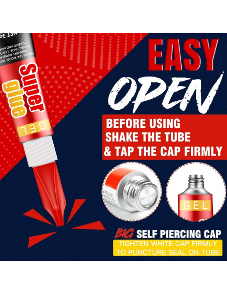 Pegamento en Gel Multiusos ALECPEA 3g x 12 Unidades Rápido