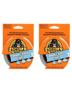 Cinta Doble Cara Gorilla 3.58 cm x 7.32 m - Paquete de 2