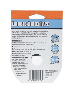 Cinta Doble Cara Gorilla 3.58 cm x 7.32 m - Paquete de 2 2