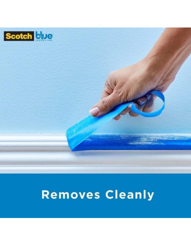 Cinta de enmascarar Scotch-Blue 2090 3M 3.81 cm x 54.86 m azul