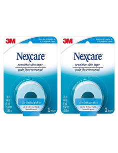 Cinta Nexcare para Piel Sensible 2.54 cm x 3.66 m Hipoalergénica