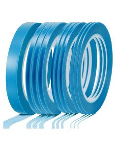 Cinta de Enmascarar Automotriz Xuniea 10 Rollos 33m Azul