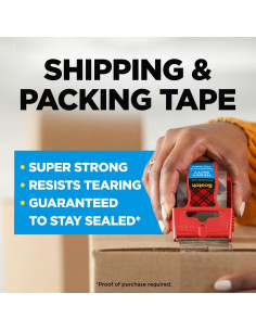 Cinta de Embalaje Scotch Alta Resistencia 3 Rollos 1.71m 2