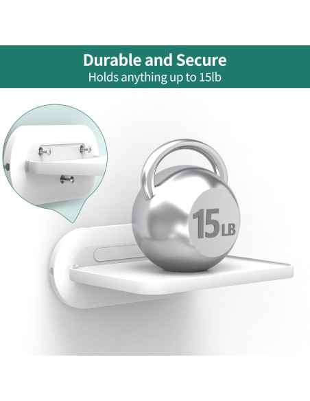 Soporte de Pared HomeMount para Google Nest Hub Max - Blanco