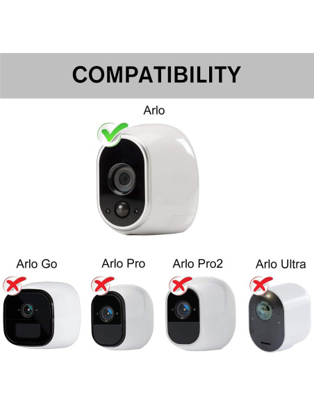 Adaptador de corriente Arlo Original con cable de 7.5 m - SKY Direct