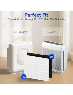 Filtro de Reemplazo Fil-fresh 2-Pack para Purificador Coway AP-1512HH 2