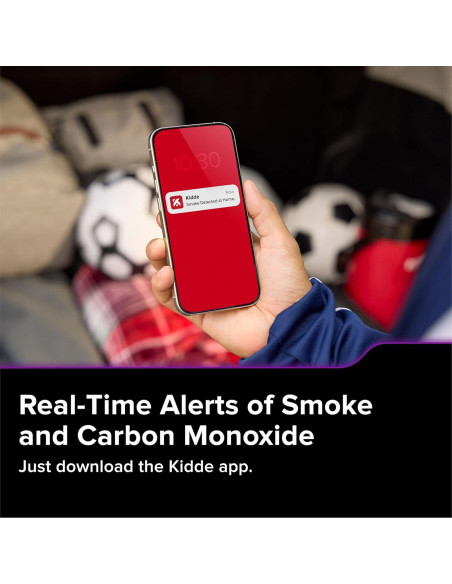 Detector de Humo y Monóxido de Carbono Kidde 30CUAR-W Inteligente