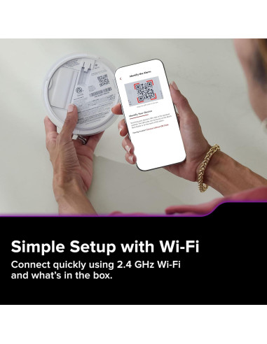 Detector de Humo y Monóxido de Carbono Kidde 30CUAR-W Inteligente