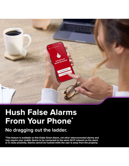 Detector de Humo y Monóxido de Carbono Kidde 30CUAR-W Inteligente