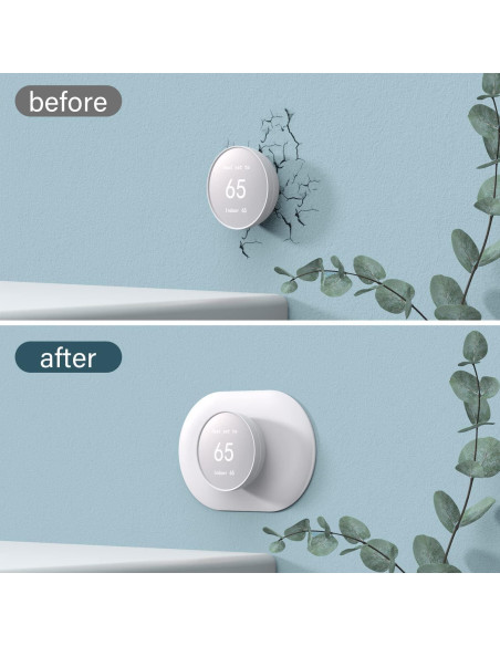 Cubierta de Placa de Pared BNVXR para Google Nest Thermostat 2020