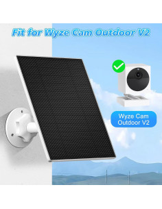 Panel Solar SANKABA para Wyze Cam Exterior V2 5W IP65 2