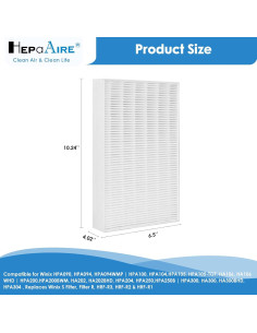 Paquete de 9 Filtros HPA300 Vagmecip para Purificador Honeywell 2